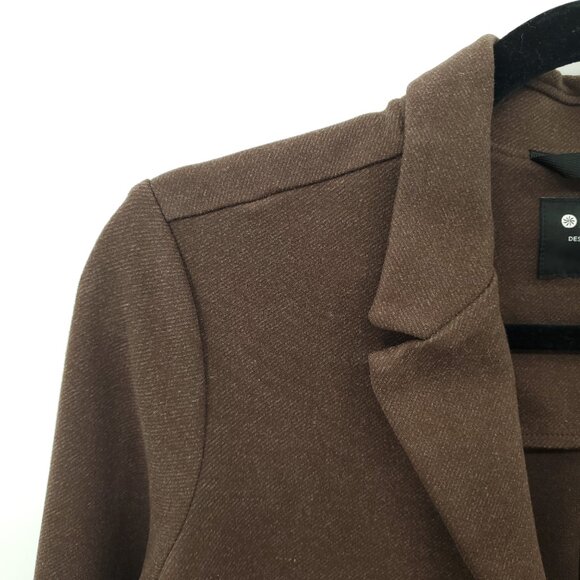 Athleta Venice Heather Blazer 10 Dark Brown Heather - Picture 7 of 16